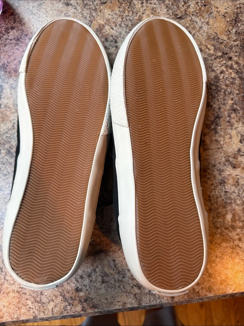Ralph Lauren Black Canvas Low-Top Sneakers with White Sole